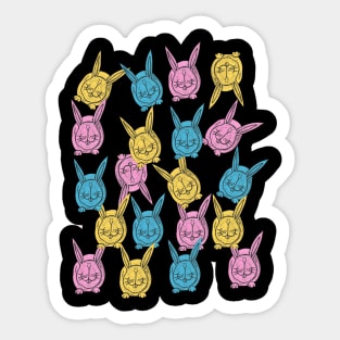 Rabbit Party Sticker